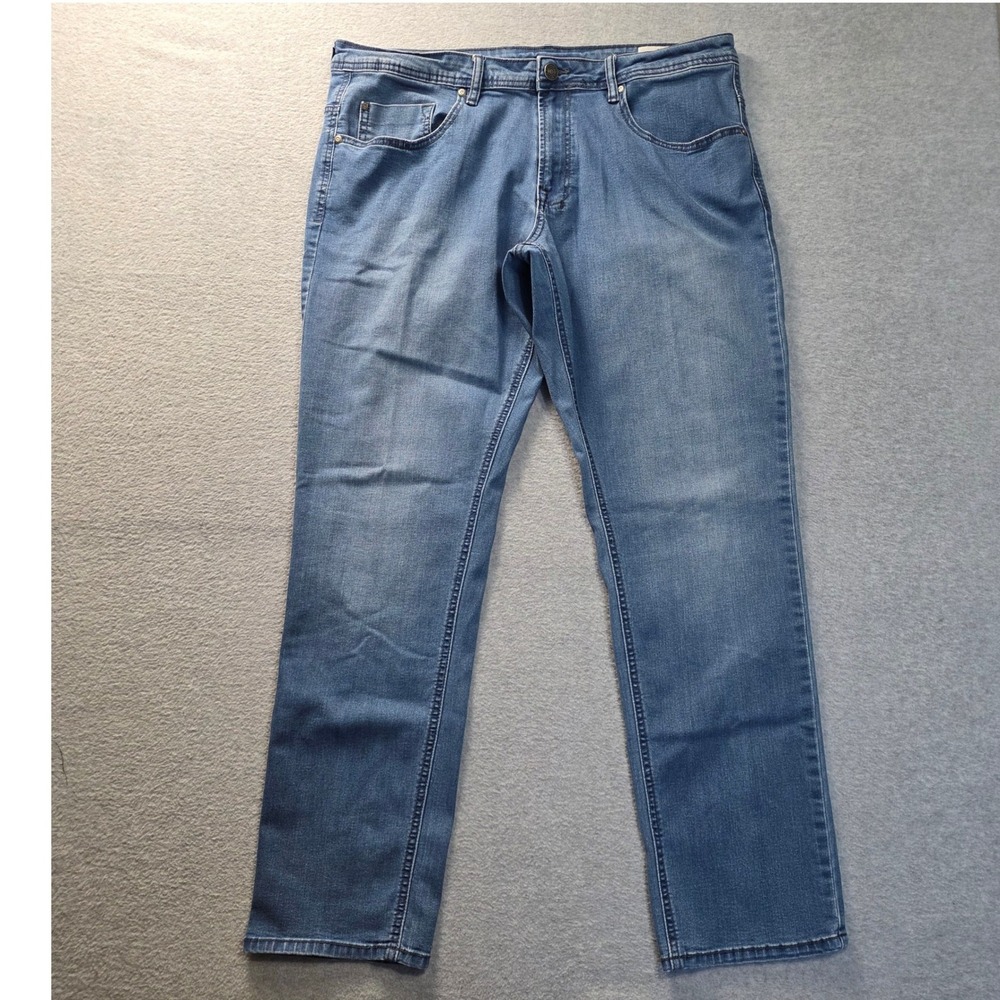 Buffalo David Bitton Axel Slim Stretch Jeans Mens 38x32 Medium Wash Blue Denim